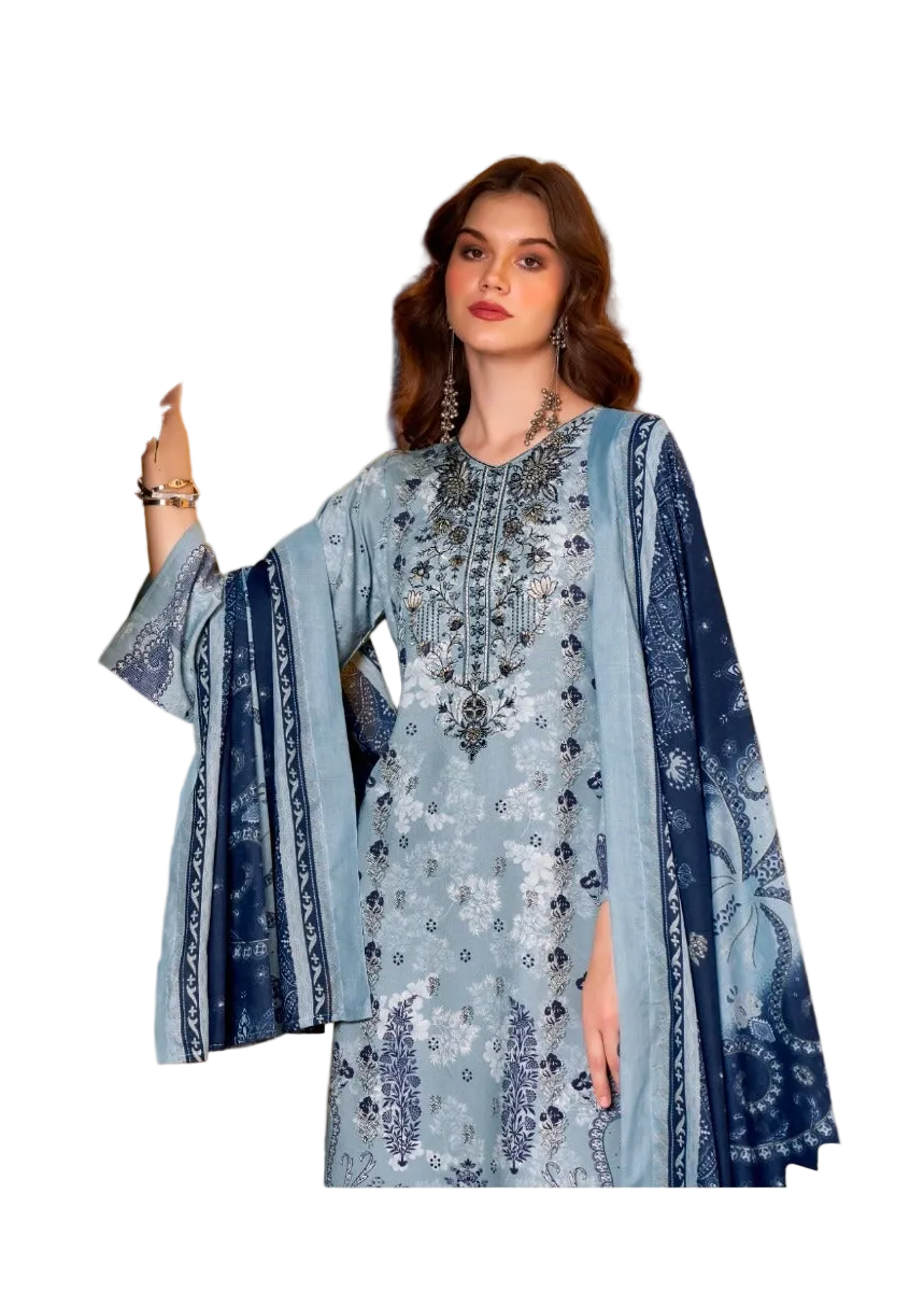 Romani NW-01-Pakistani Un-Stitched Dress Material