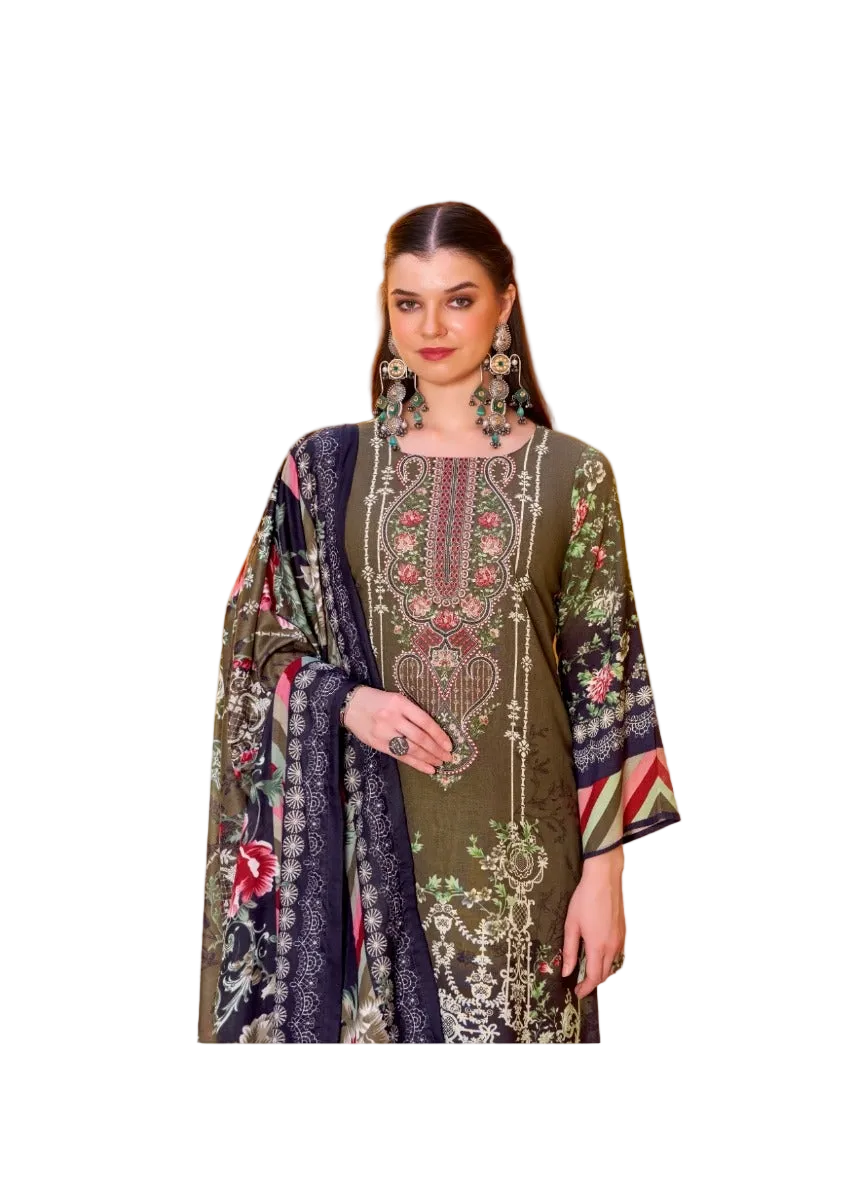 Romani NW-03-Pakistani Un-Stitched Dress Material