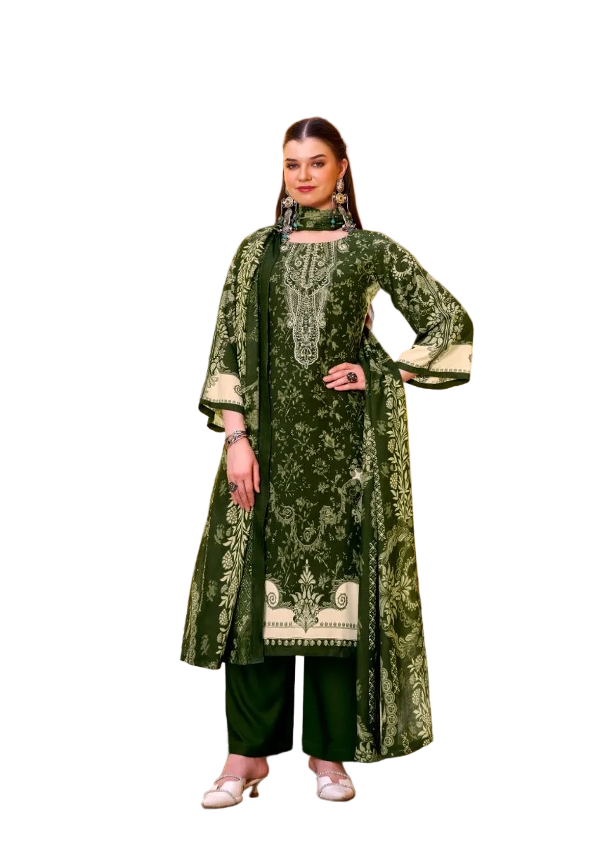 Romani NW-04-Pakistani Un-Stitched Dress Material
