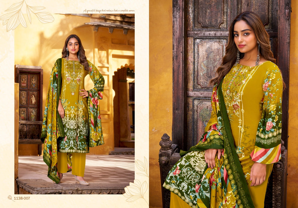 Romani NW-07-Pakistani Un-Stitched Dress Material