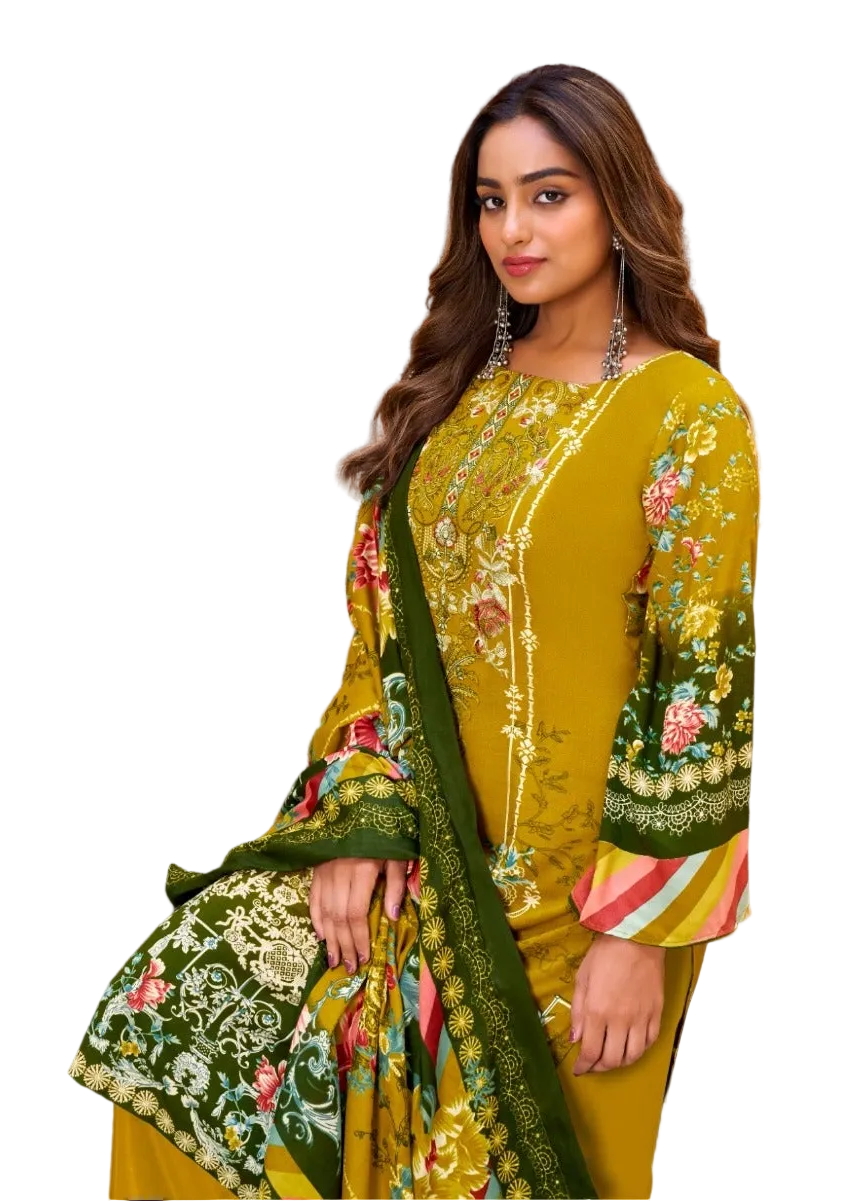 Romani NW-07-Pakistani Un-Stitched Dress Material