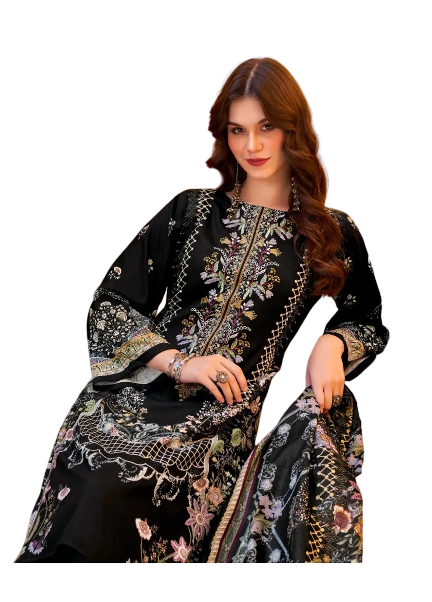 Romani NW-08-Pakistani Un-Stitched Dress Material