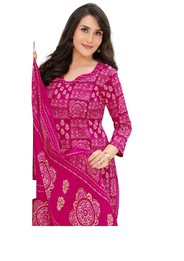 Shree Ganesh Samaira Ajrak--3 --1307-Un-stitched Dress Material