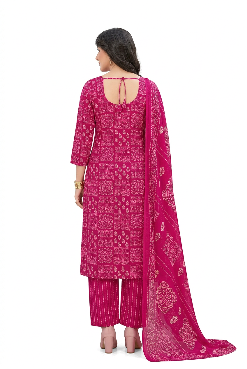 Shree Ganesh Samaira Ajrak--3 --1307-Un-stitched Dress Material