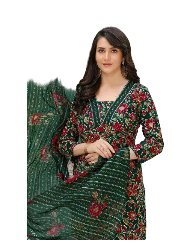 Shree Ganesh Samaira Ajrak--3 --1311-Un-stitched Dress Material