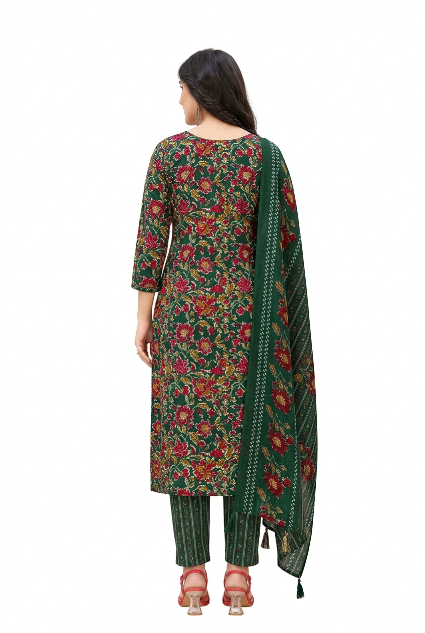 Shree Ganesh Samaira Ajrak--3 --1311-Un-stitched Dress Material