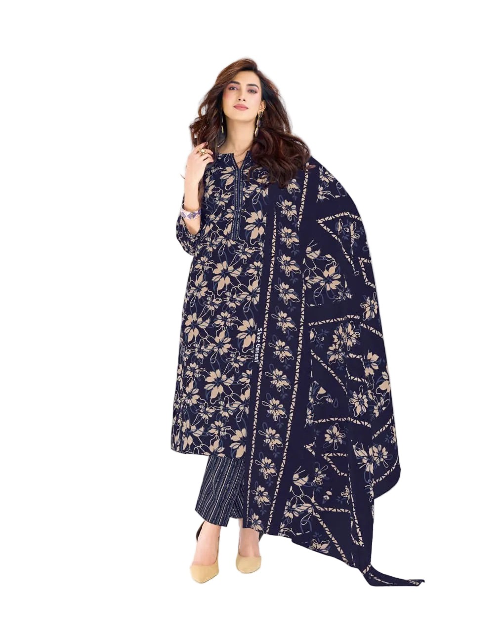 Shree Ganesh Samira V-23 --06-Un-stitched Dress Material
