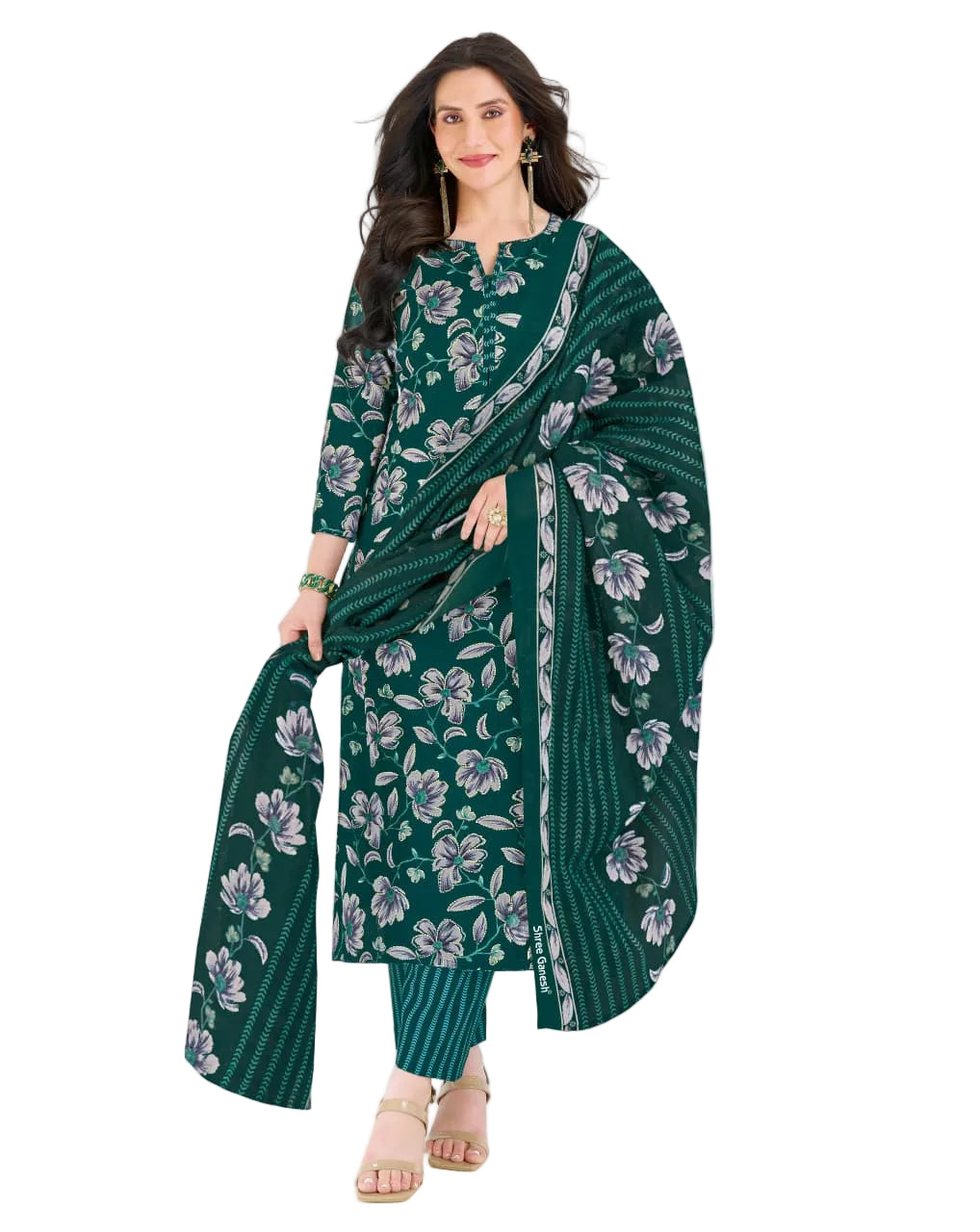Shree Ganesh Samira V-23 --19-Un-stitched Dress Material