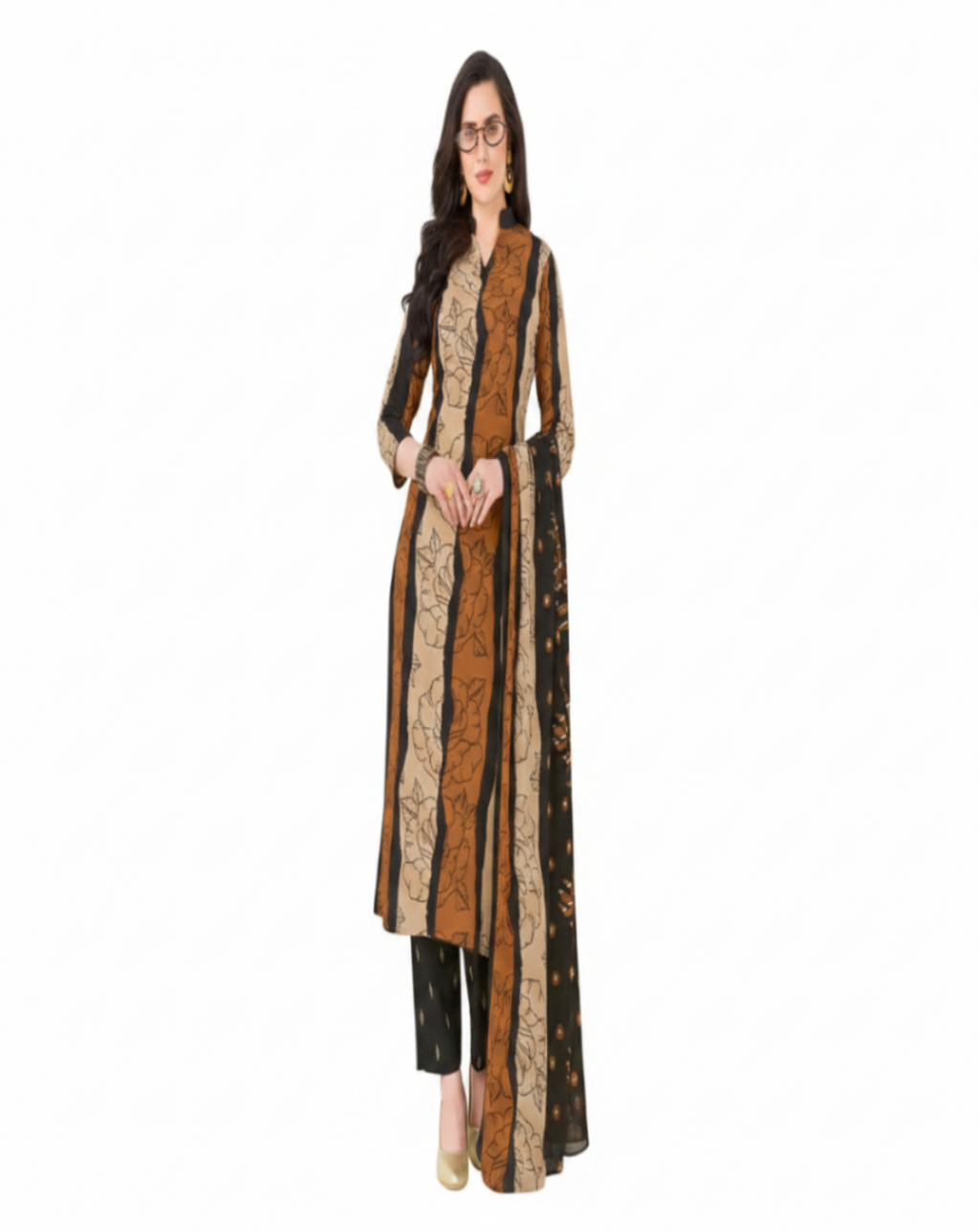 Shree Ganesh Samira V-23 --01-Un-stitched Dress Material