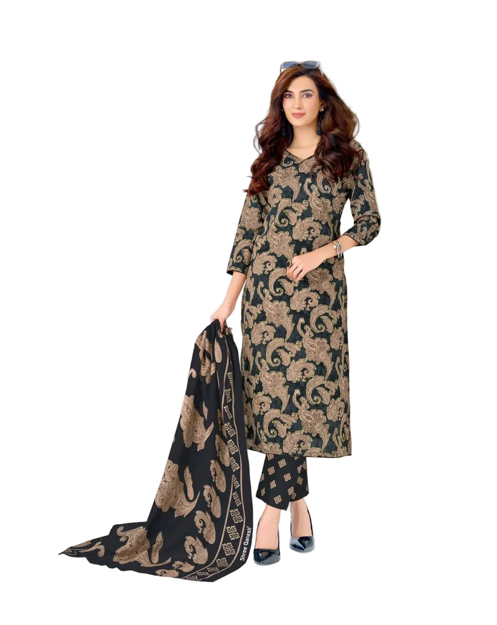 Shree Ganesh Samira V-23 --17-Un-stitched Dress Material