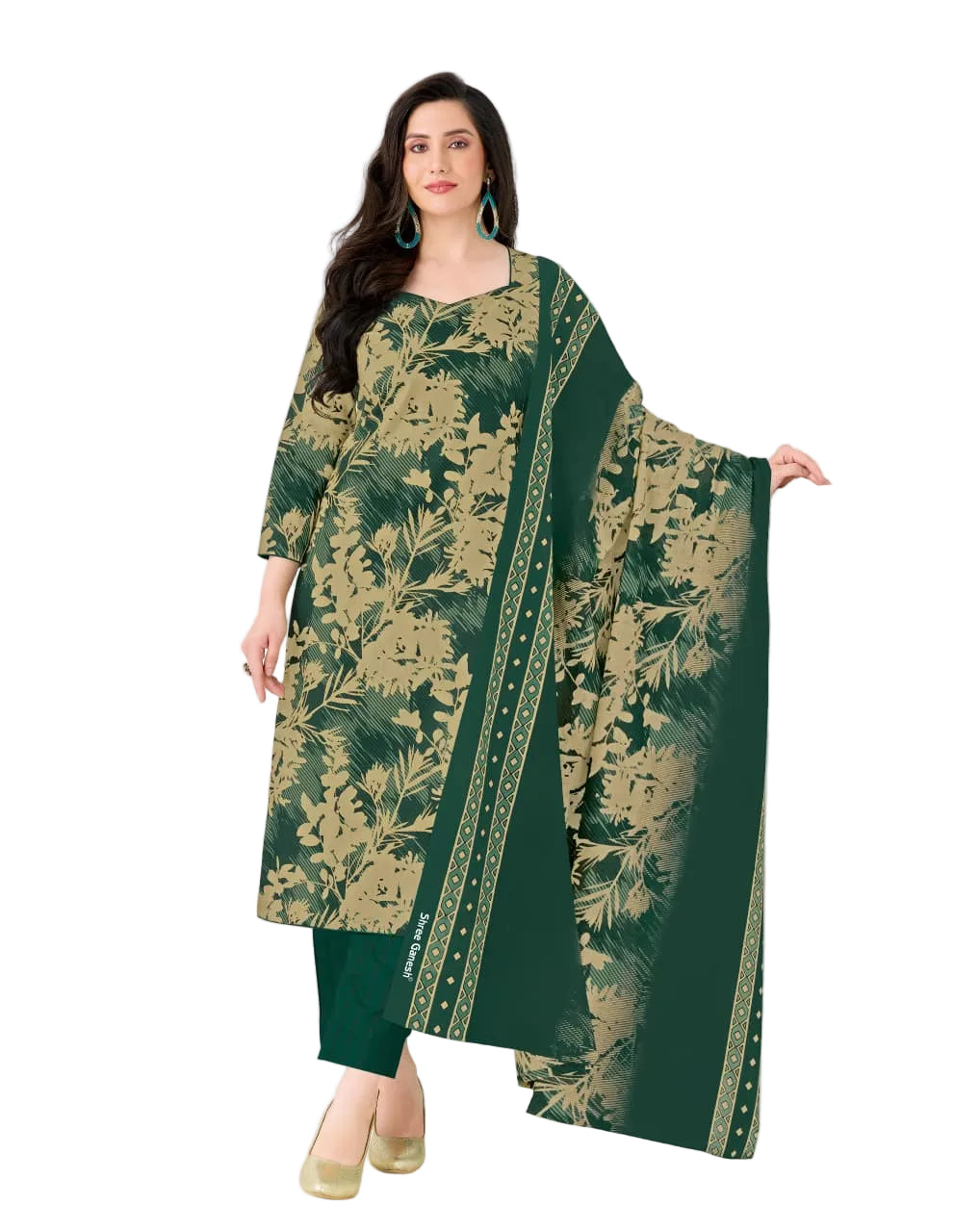 Shree Ganesh Samira V-23 --02-Un-stitched Dress Material
