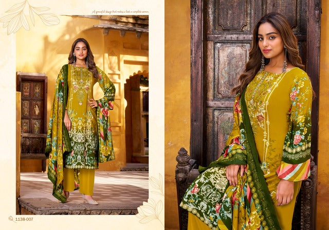 Romani NW-07-Pakistani Un-Stitched Dress Material
