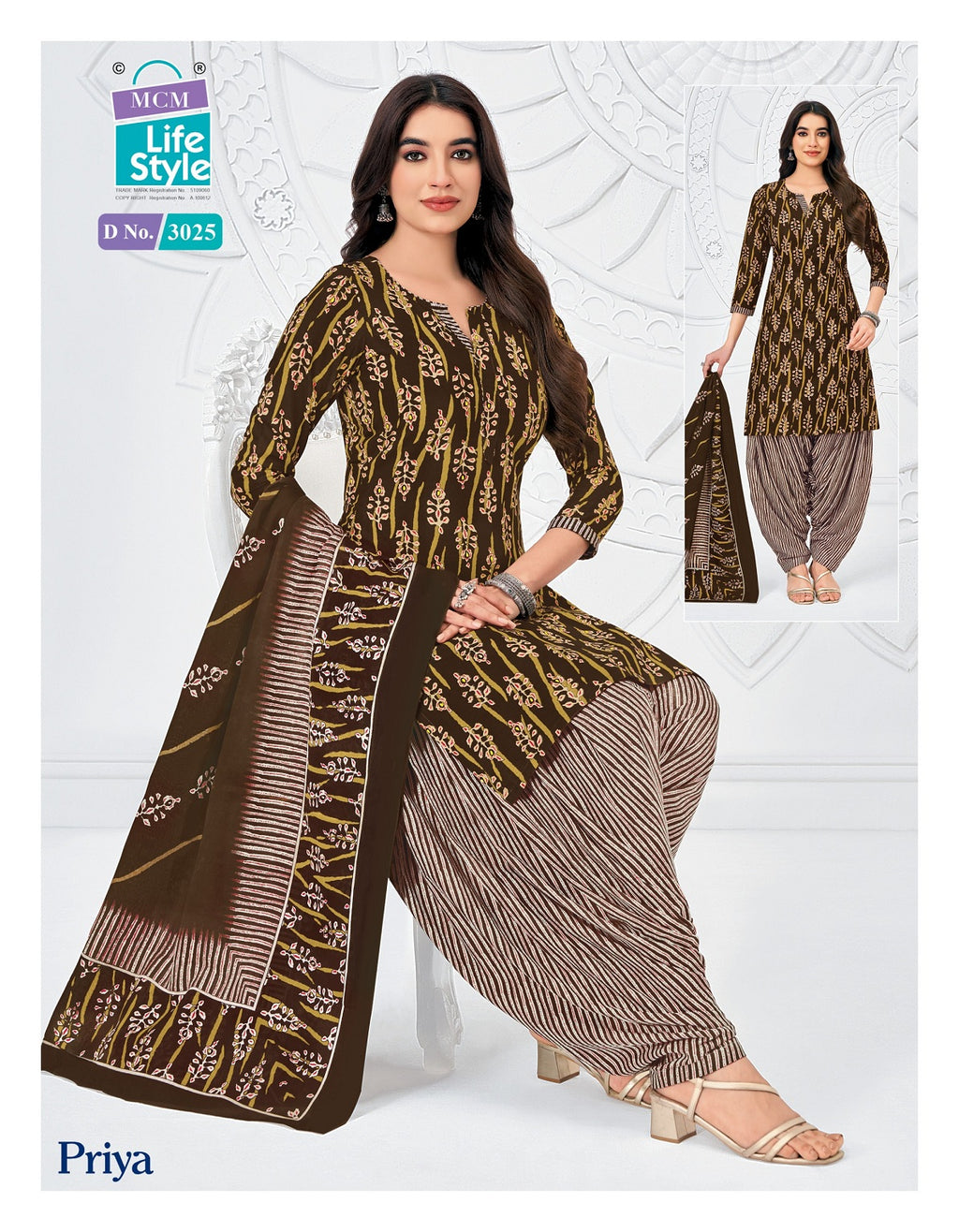 Priya - Readymade Patiyala Suits With Pocket Special-3025