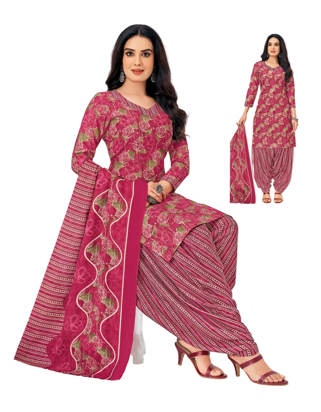 Priya - Readymade Patiyala Suits With Pocket Special-3027