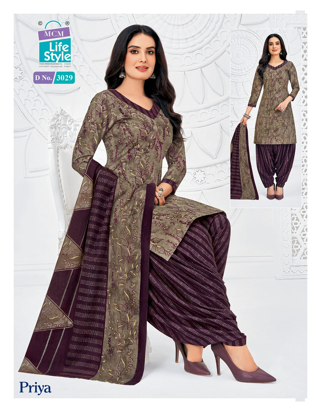 Priya - Readymade Patiyala Suits With Pocket Special-3029