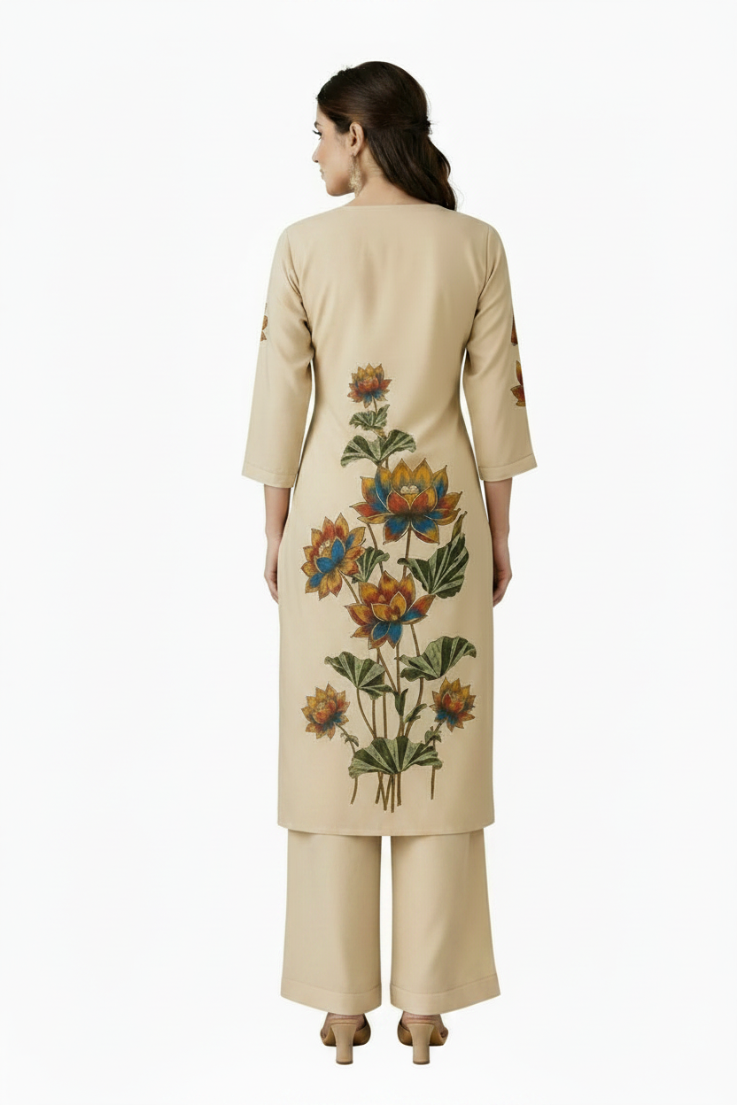 Digital Print  3  Piece Suit Set