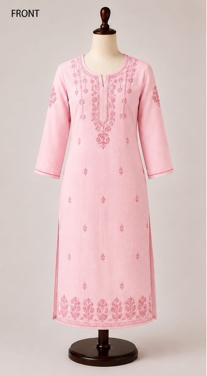 Elegant Lucknowi Hand Embroideried Kurtis