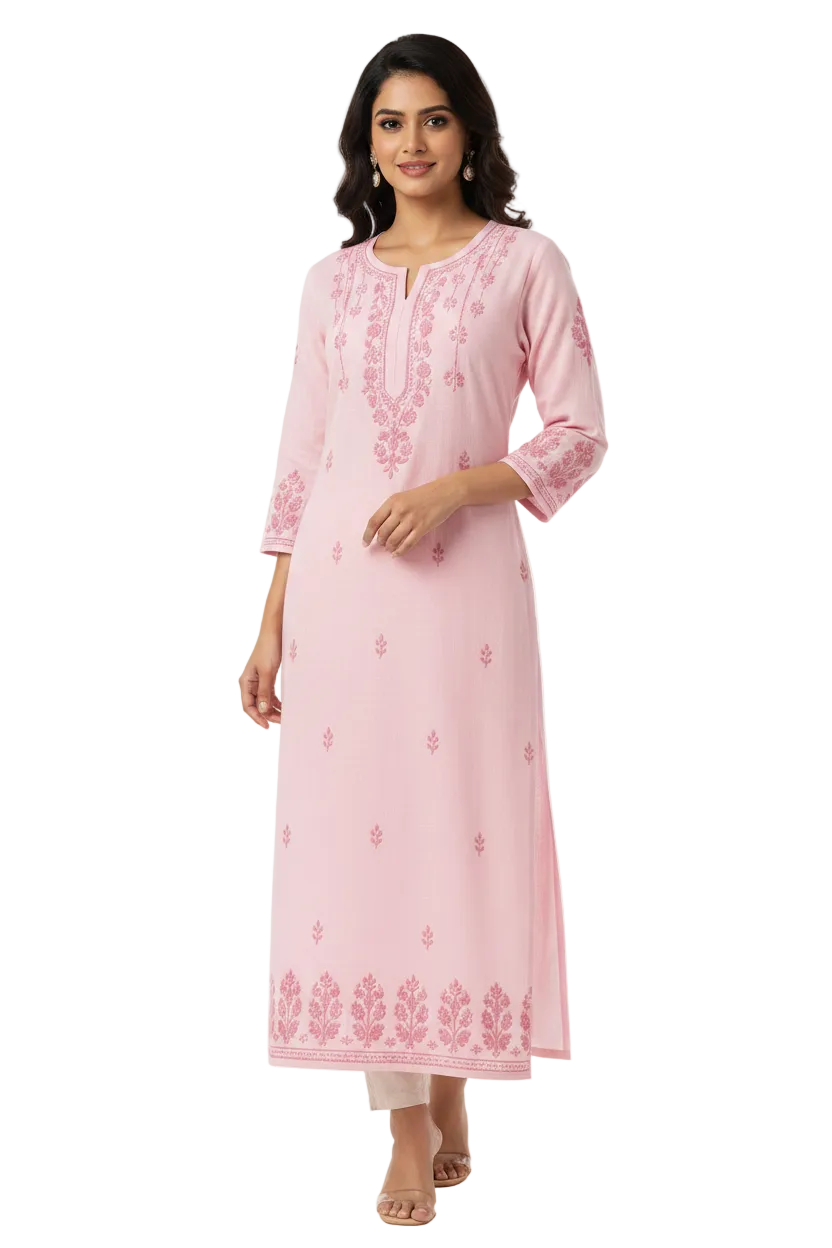 Elegant Lucknowi Hand Embroideried Kurtis
