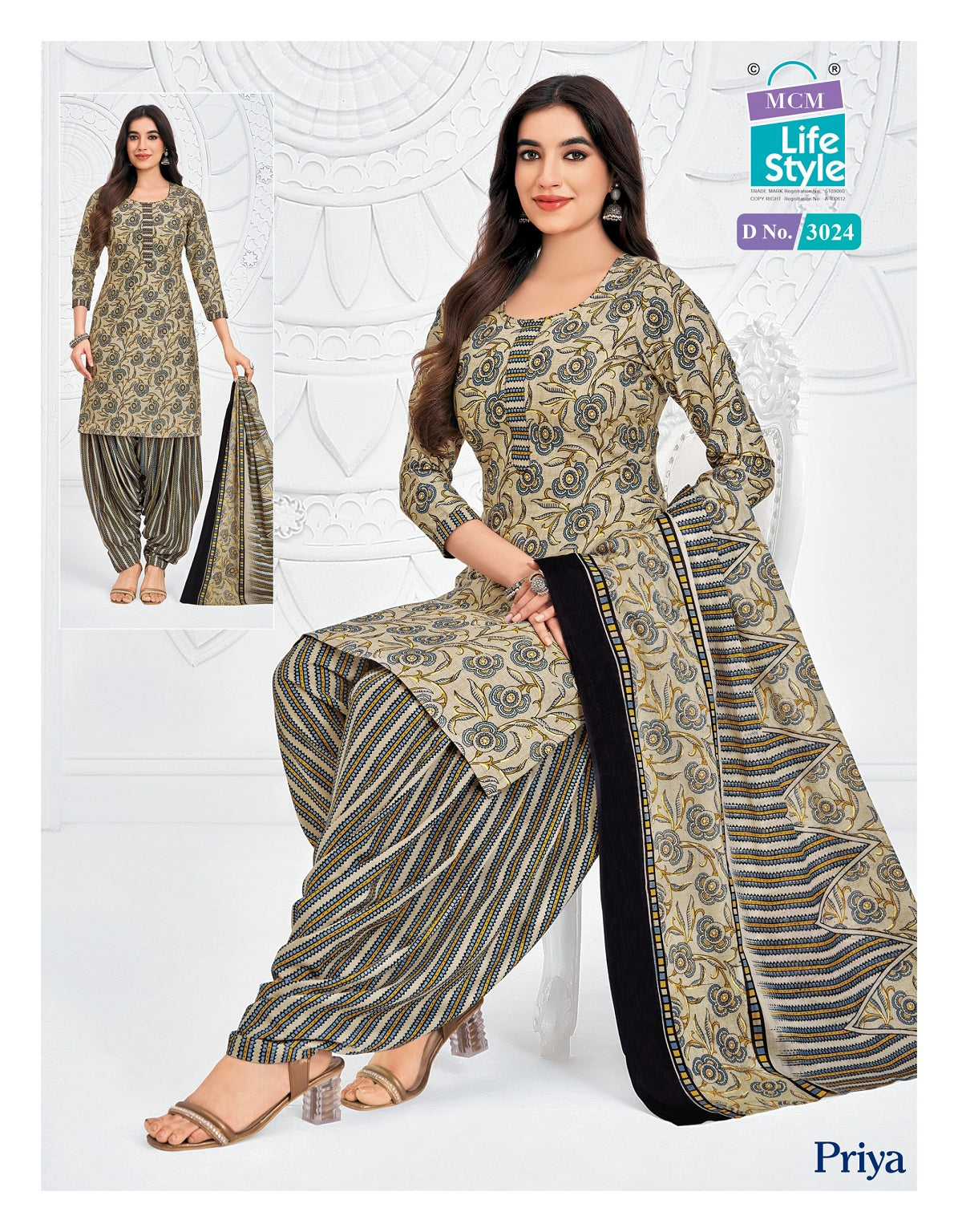 Priya - Readymade Patiyala Suits With Pocket Special-3024