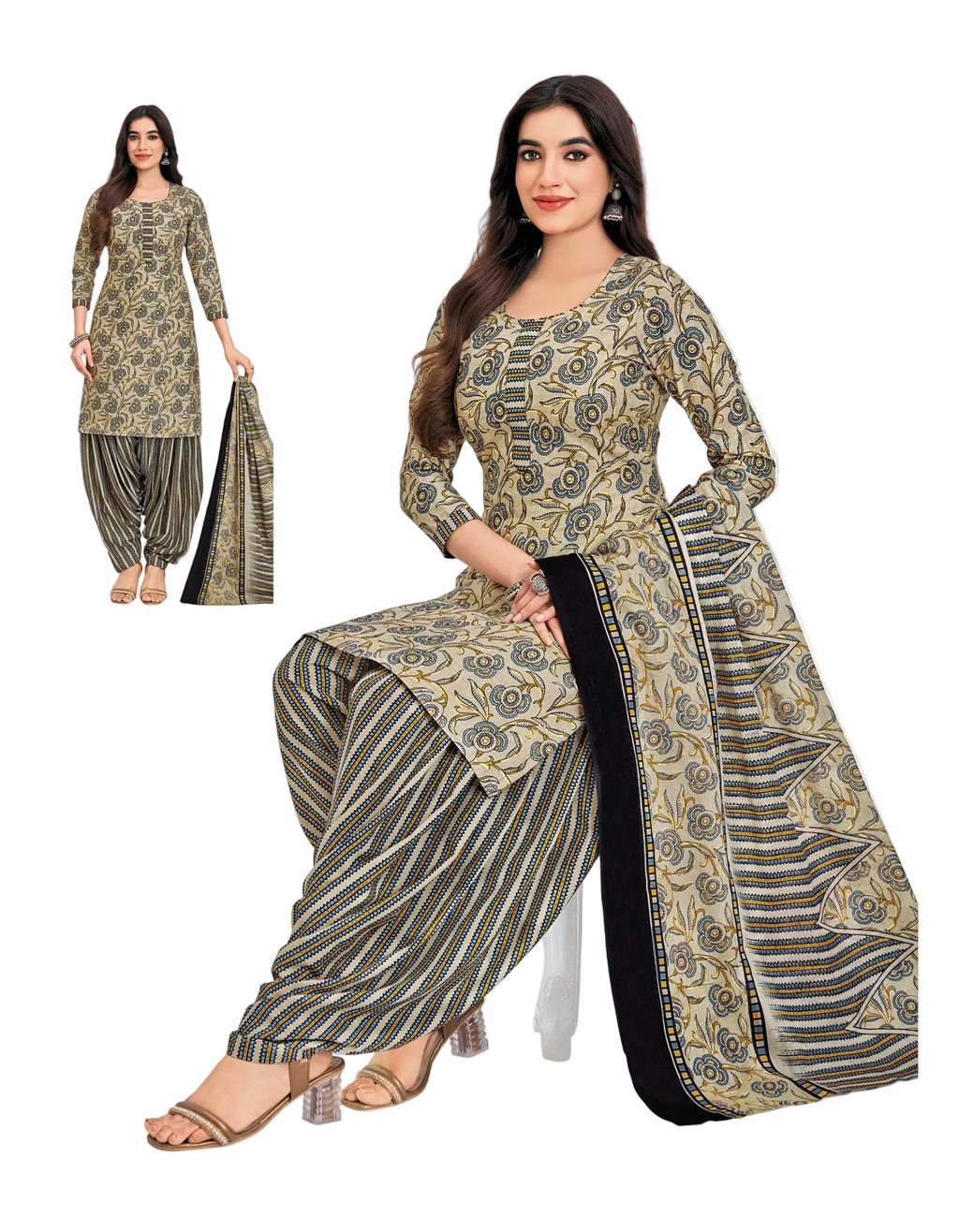 Priya - Readymade Patiyala Suits With Pocket Special-3024