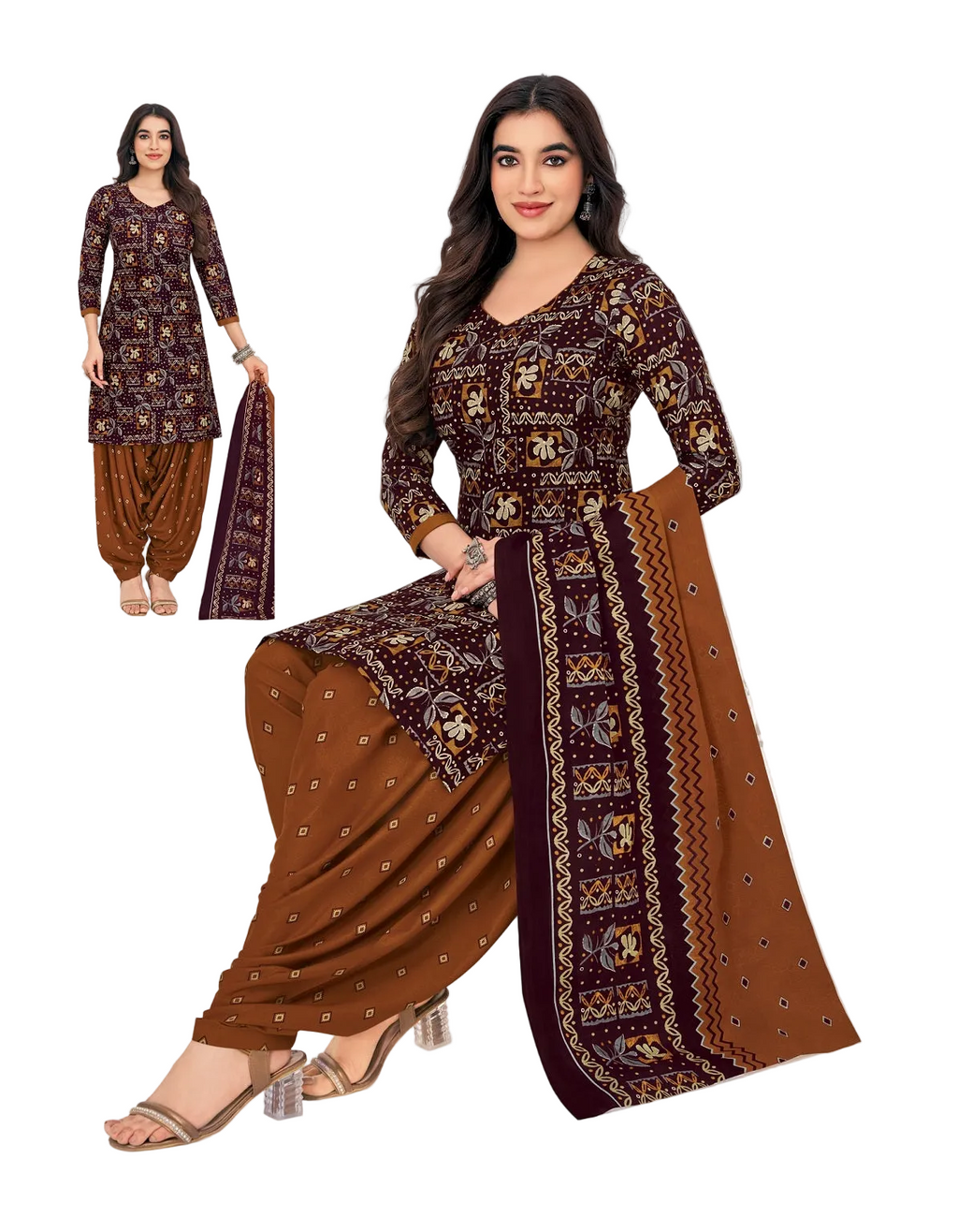 Priya - Readymade Patiyala Suits With Pocket Special-3022