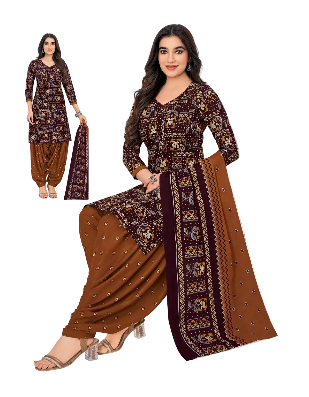 Priya - Readymade Patiyala Suits With Pocket Special-3022