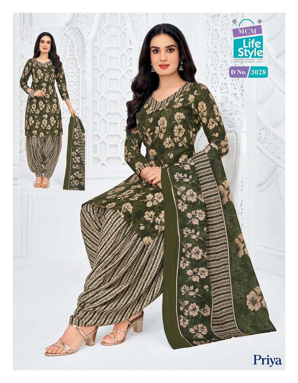 Priya - Readymade Patiyala Suits With Pocket Special-3028