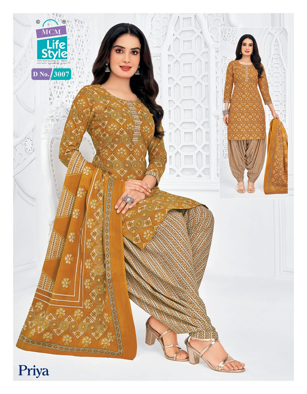 Priya - Readymade Patiyala Suits With Pocket Special-3007