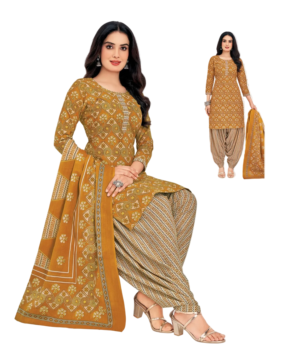 Priya - Readymade Patiyala Suits With Pocket Special-3007