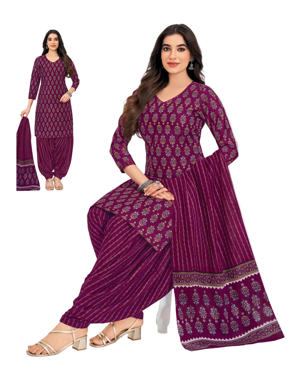Priya - Readymade Patiyala Suits With Pocket Special-3006
