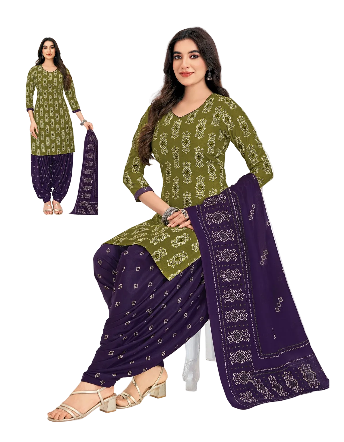 Priya - Readymade Patiyala Suits With Pocket Special-3008