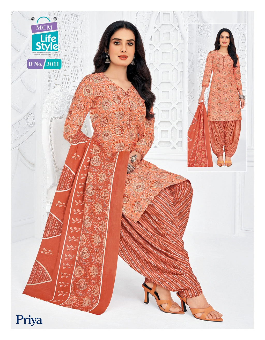 Priya - Readymade Patiyala Suits With Pocket Special-3011