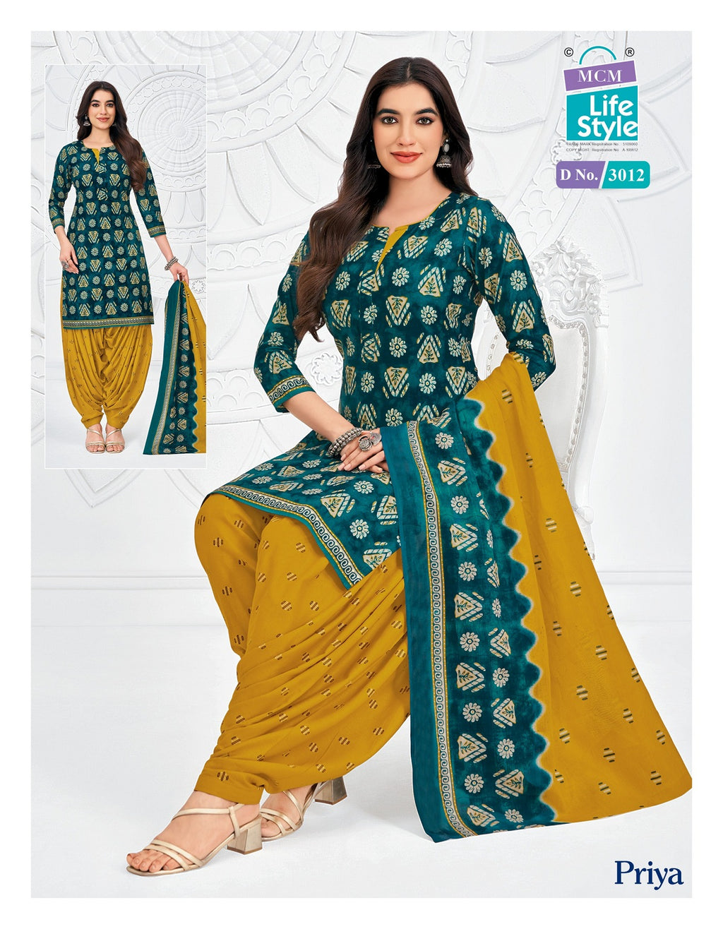 Priya - Readymade Patiyala Suits With Pocket Special-3012