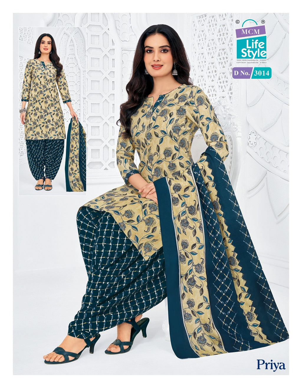 Priya - Readymade Patiyala Suits With Pocket Special-3014