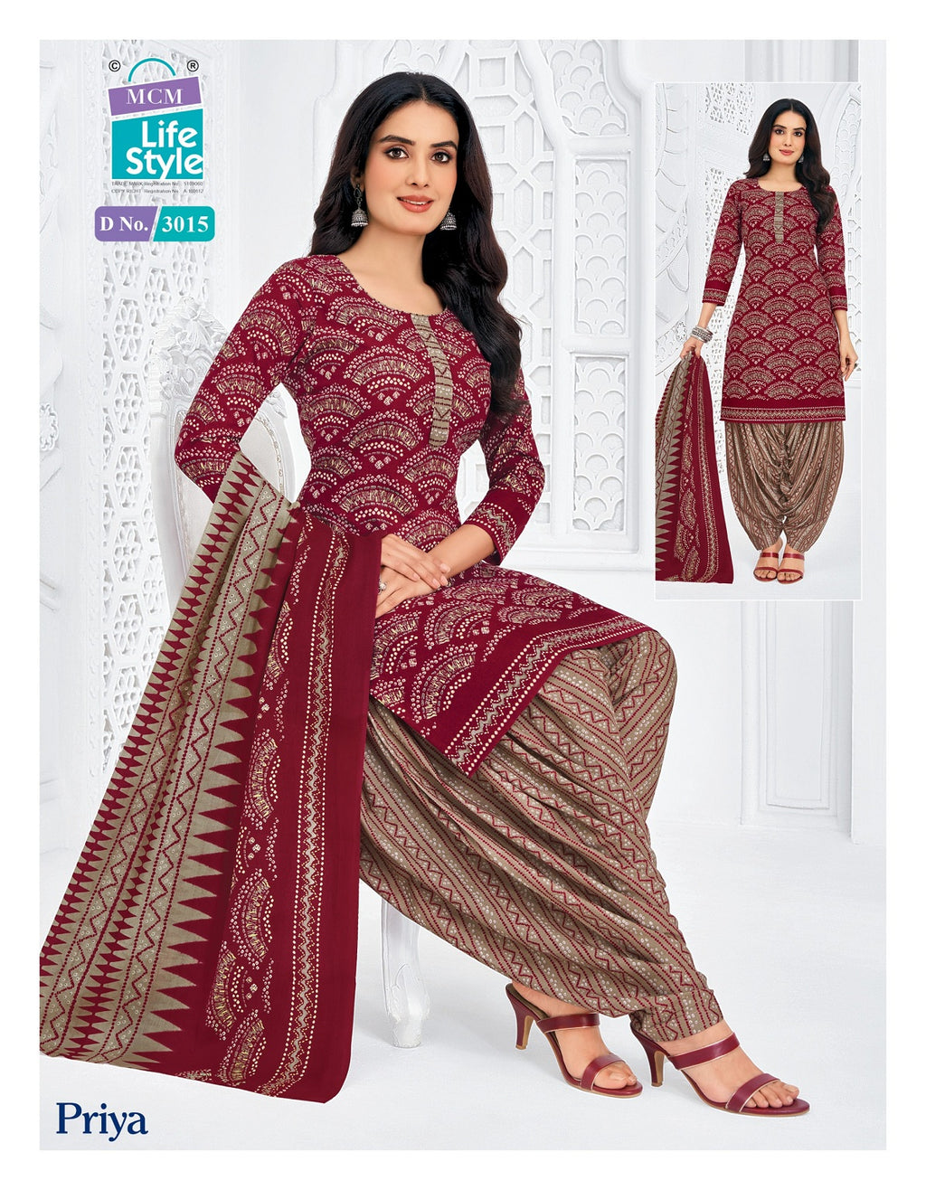 Priya - Readymade Patiyala Suits With Pocket Special-3015