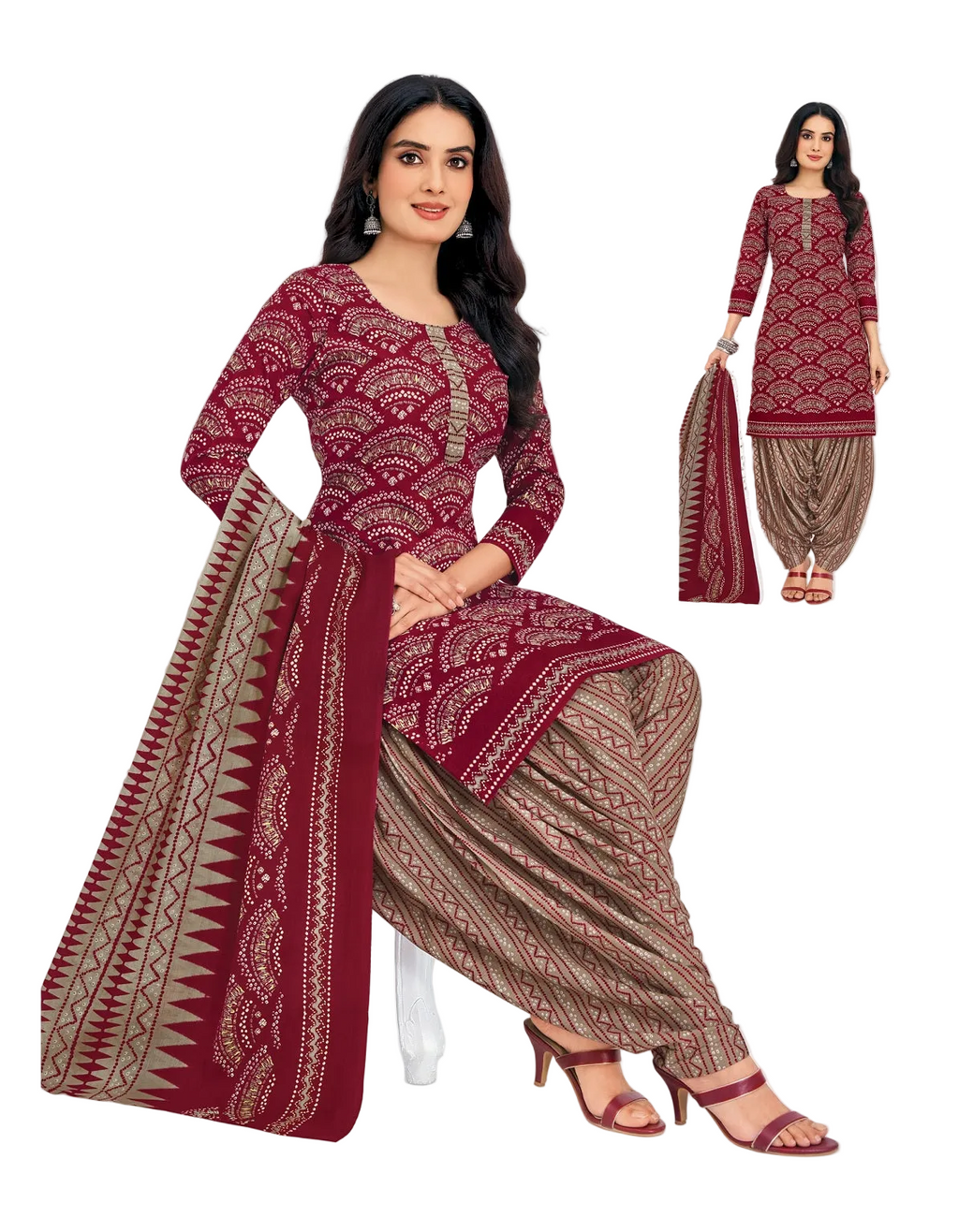 Priya - Readymade Patiyala Suits With Pocket Special-3015