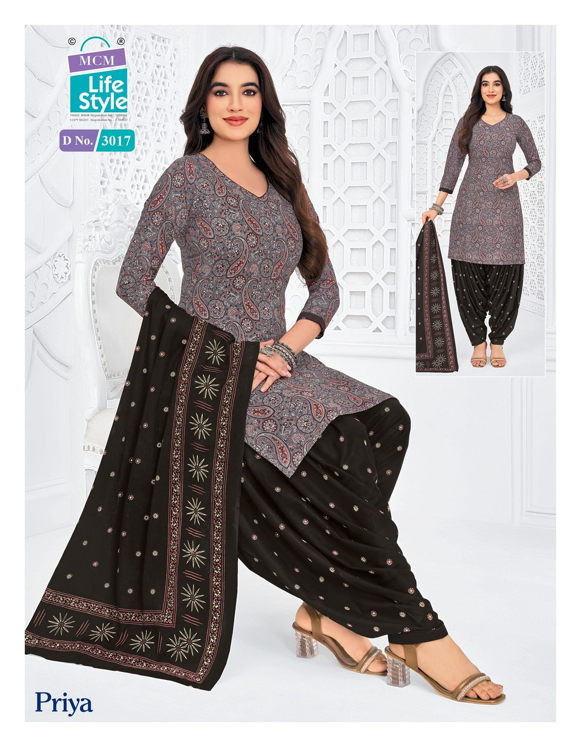 Priya - Readymade Patiyala Suits With Pocket Special-3017