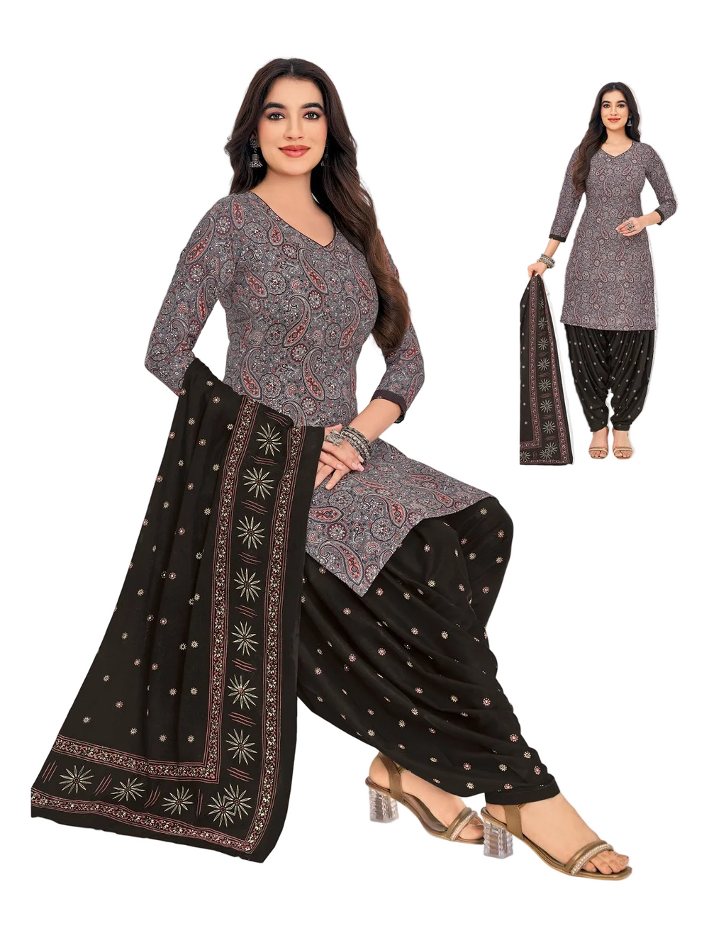 Priya - Readymade Patiyala Suits With Pocket Special-3017