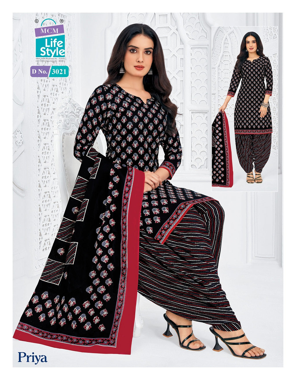 Priya - Readymade Patiyala Suits With Pocket Special-3021