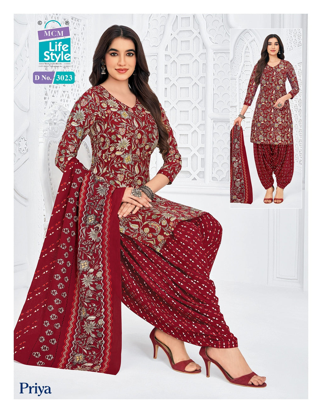 Priya - Readymade Patiyala Suits With Pocket Special-3023