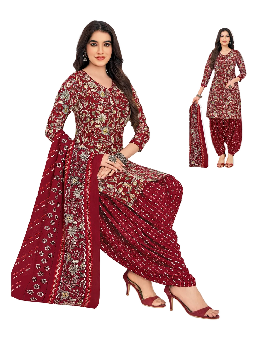 Priya - Readymade Patiyala Suits With Pocket Special-3023