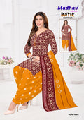 Madhav Batik Patiyala Vol 09 - 9001- Dress Material - Unstitched