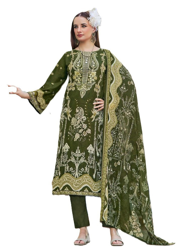 Romani Aarzu-03-Pakistani Un-Stitched Dress Material