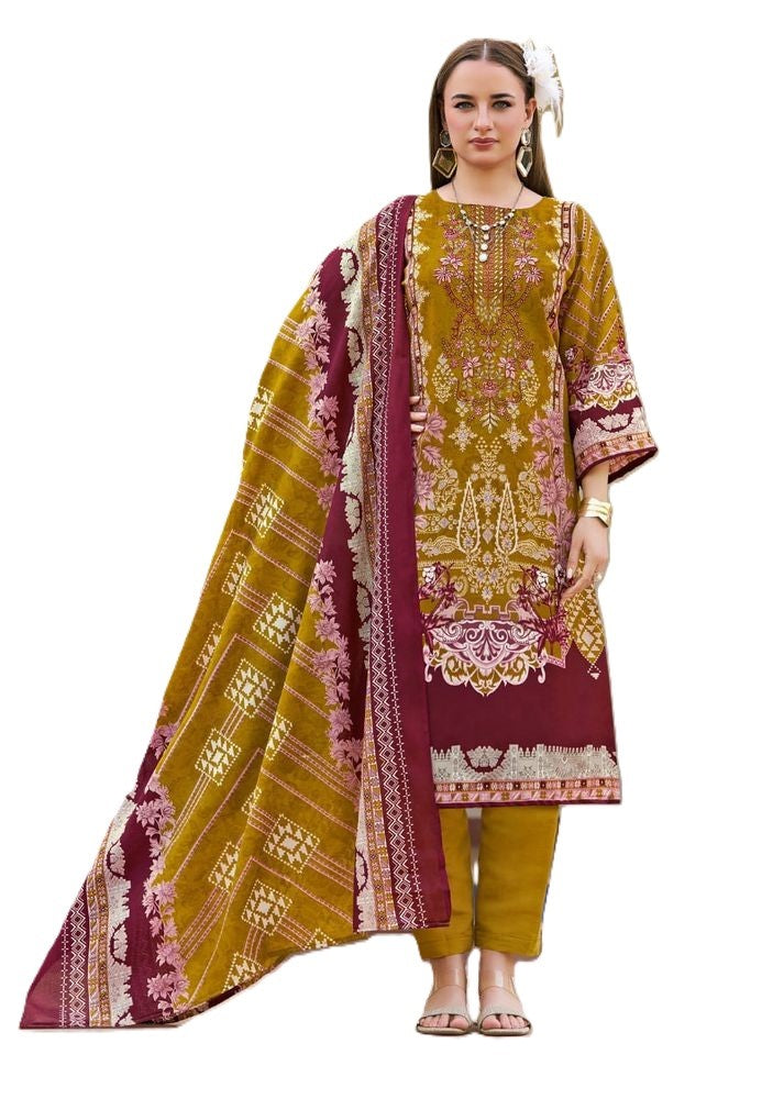 Romani Aarzu-05-Pakistani Un-Stitched Dress Material