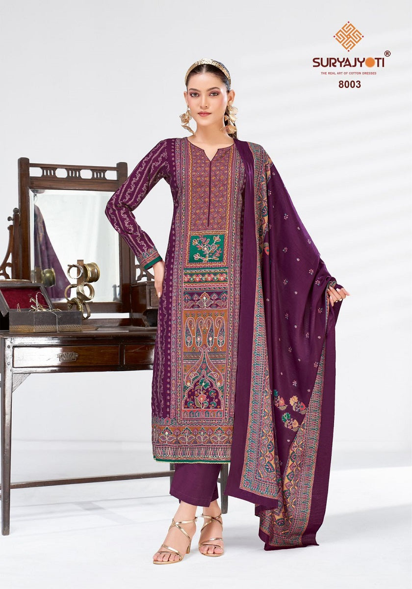 Suryajyoti Payal Advance 8003 – Un-stitched Dress Material