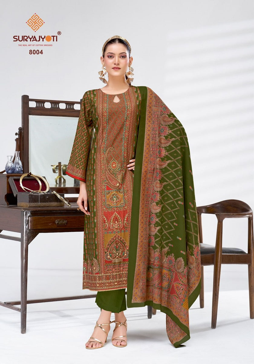 Suryajyoti Payal Advance 8004 – Un-stitched Dress Material