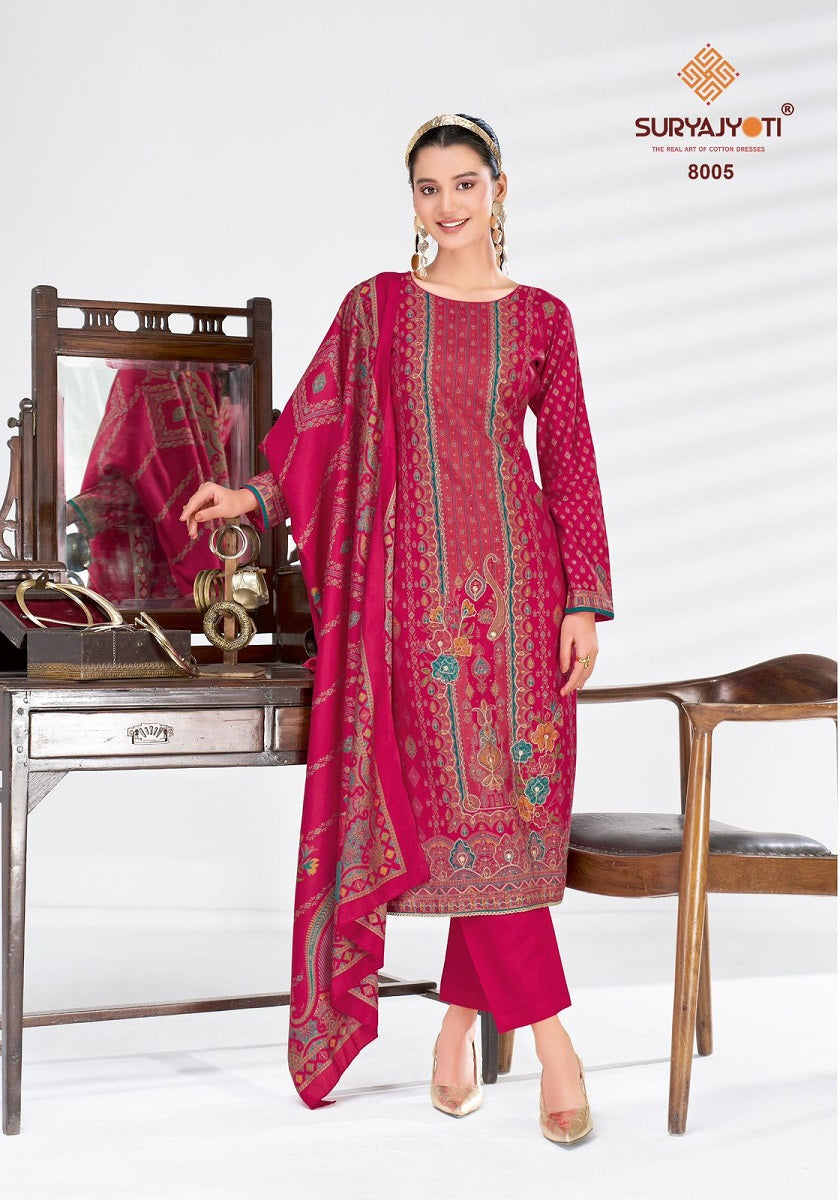 Suryajyoti Payal Advance 8005 – Un-stitched Dress Material