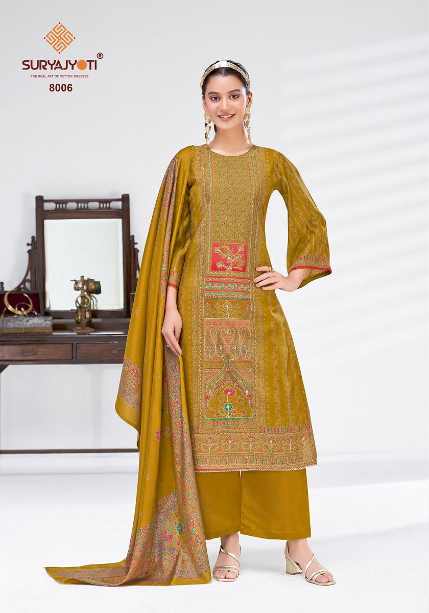 Suryajyoti Payal Advance 8006 – Un-stitched Dress Material