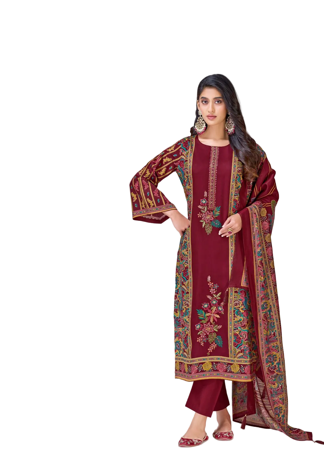 Suryajyoti Kaamini  7001–  Un-stitched Dress Material