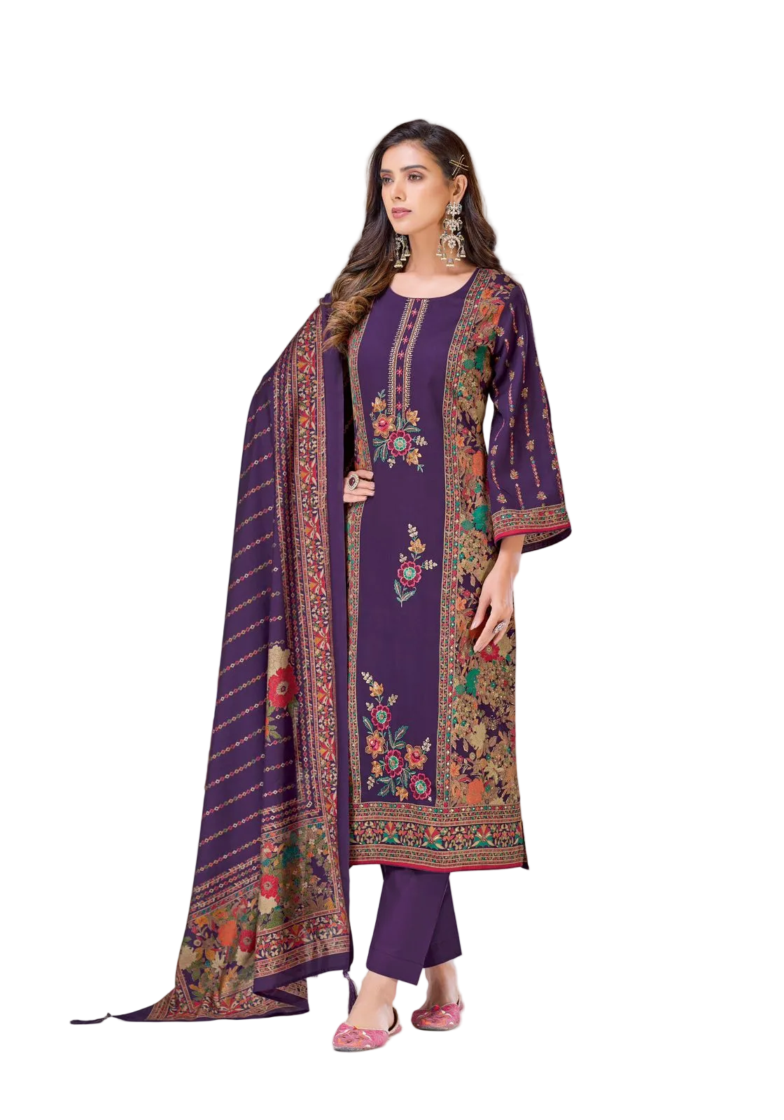 Suryajyoti Kaamini  7005– Un-stitched Dress Material